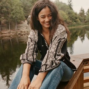 Doen Mystic Top, Black Size S